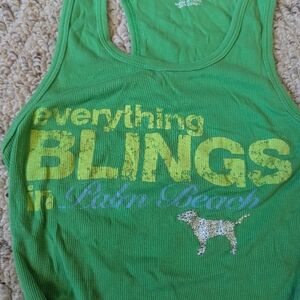 Rare Vintage 2000s Y2K Pink Victoria's Secret Tank Top